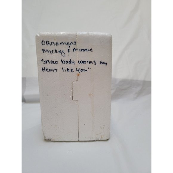 Mickey Mouse Snow Globe Ornament SNOWBODY WARMS MY HEART Bradford #A1143 COA - Picture 12 of 12